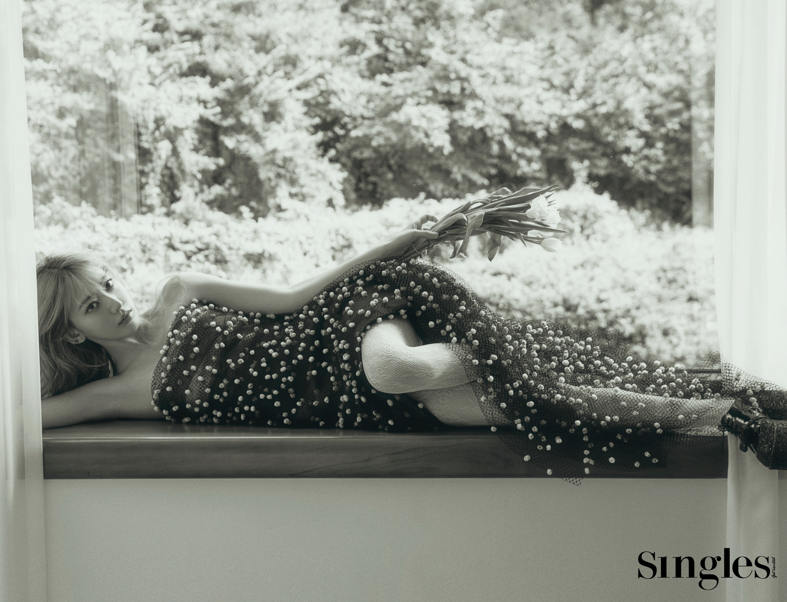 셀럽, 셀럽화보, 르세라핌 싱글즈 화보, 채원 싱글즈 화보, 크레이지, CRAZY